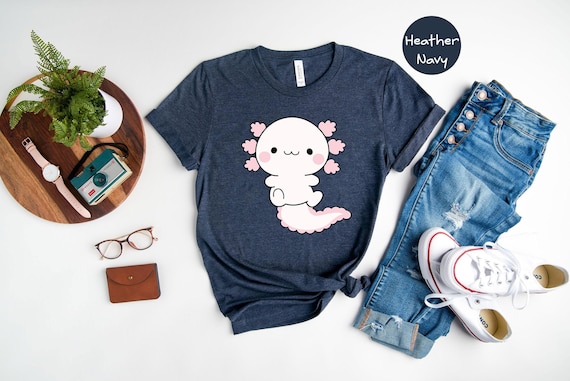Cute Axolotl Shirt, Axolotl Graphic Shirt, Axolotl-Designed Shirt, Funny Axolotl T-Shirt, Axolotl Lover T-Shirt