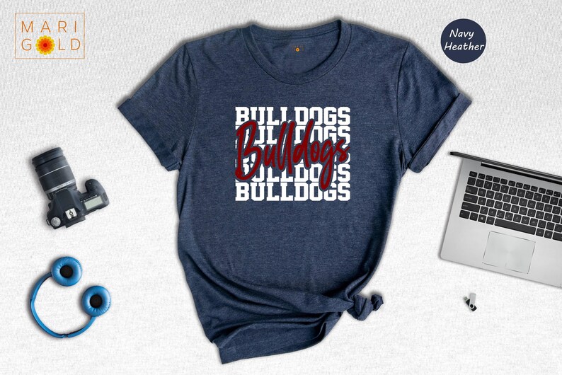Bulldogs Team Spirit Shirt: Mascot Fan Tee 画像 7