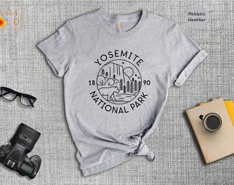 Yosemite National Park Shirt: Camping Hiking Souvenir Tee