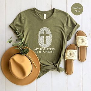 My Identity Is In Christ Shirt: Christian Religious Tee