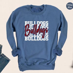 Bulldogs Team Spirit Shirt: Mascot Fan Tee 画像 8