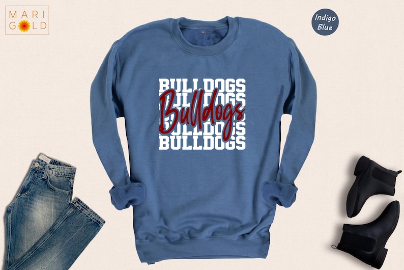 Bulldogs Team Spirit Shirt: Mascot Fan Tee 画像 8