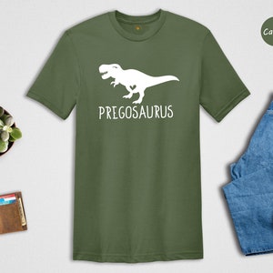 Pregnancy Gift, Pregnancy Announcement Shirt, Dinosaur Pregnant Shirt, Maternity Shirt, Pregosaurus Pregnant, Pregnancy Reveal To Husband