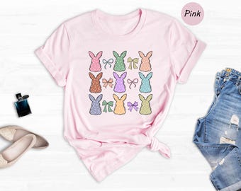 Easter Bunny Shirt: Boho Rabbit Lover Tee