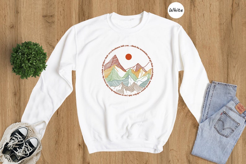 Mountains Outdoor Shirt, Hiking Shirt, Adventure T-Shirt, Vacation Shirt, Wanderlust Explore More Tee, Travel Shirt, Forest Shirt image 8