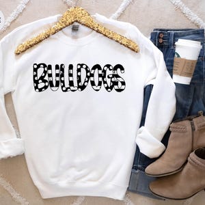 Bulldogs Team Mascot Shirt: School Spirit Tee afbeelding 8