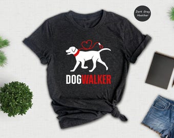 Dog Walker Shirt: Fur Mama/Dog Dad Gift Tee