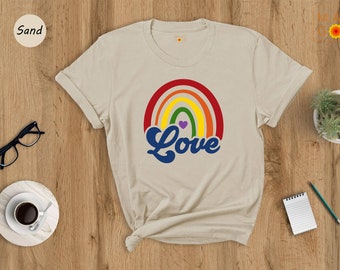 LGBT Flag Shirt, Rainbow Love Shirt, Gay Pride Flag Shirt, Bisexual Shirt, LGBT Sweatshirt, Lesbian TShirts, Rainbow Flag Shirt, Queer Shirt