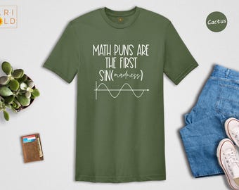 T-shirt de jeux de mots de maths, cadeau drôle de professeur de maths