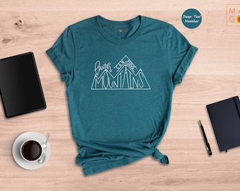 Faith Can Move Mountains Shirt: Christian Women's Clothing