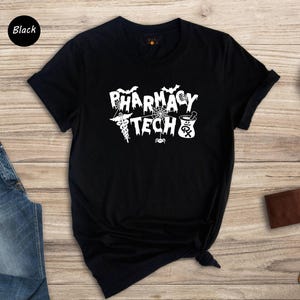 Halloween Pharmacy Tech Shirt: Spooky Medical Worker Tee image 5