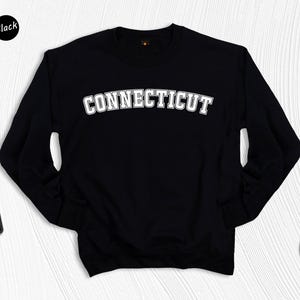 Connecticut, Connecticut Sweatshirt, Connecticut Sweater, Connecticut Hoodie, Connecticut Gift, Connecticut Apparel, Connecticut State