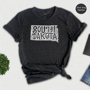 South Dakota Map Shirt: State Pride Travel Gift image 4
