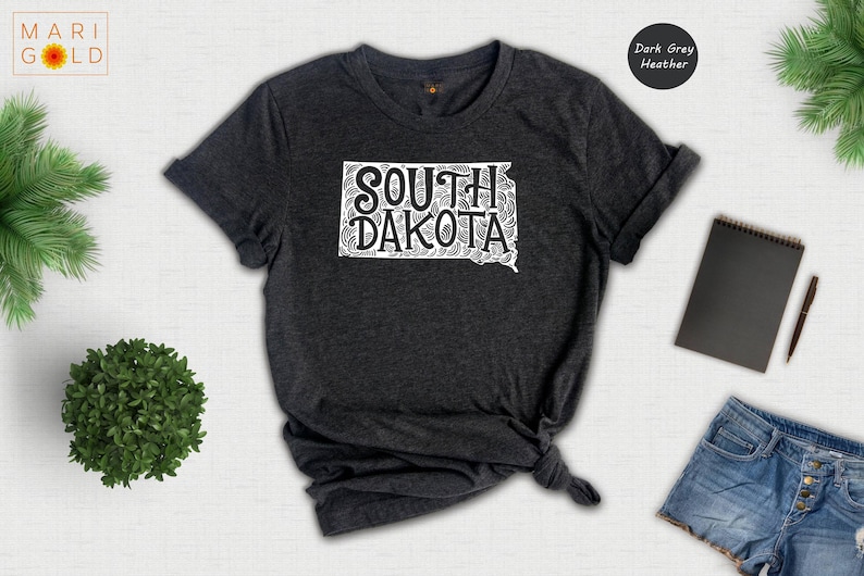 South Dakota Map Shirt: State Pride Travel Gift image 4