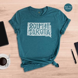 South Dakota Map Shirt: State Pride Travel Gift image 5
