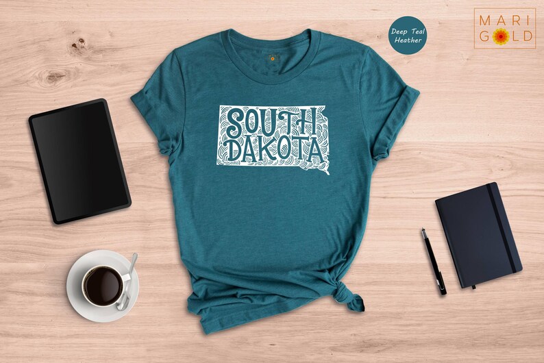 South Dakota Map Shirt: State Pride Travel Gift image 5