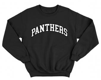 Panthers Team Mascot Sweatshirt: School Spirit Apparel