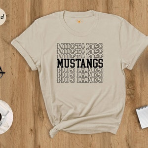 Team Mascot Shirt, Mustangs Team Shirt, Mustangs Team Spirit Shirt, Mustangs Fan Shirt, Mustangs School Shirt, Mustangs School Spirit