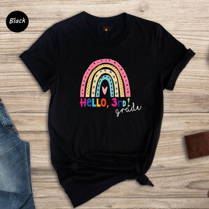 3rd Grade Shirt, Hello Third Grade, First Day Of School, Third Grade Teacher, Third Grade Shirt, Back To School Shirt, First Day 3rd Grade