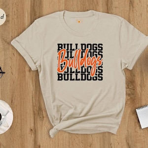 Bulldogs Team Spirit Shirt: Mascot Fan Tee
