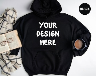 Sweat à capuche personnalisé avec votre design, texte ou logo, cadeau idéal pour lui ou elle.