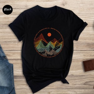 Mountains Outdoor Shirt, Hiking Shirt, Adventure T-Shirt, Vacation Shirt, Wanderlust Explore More Tee, Travel Shirt, Forest Shirt image 3