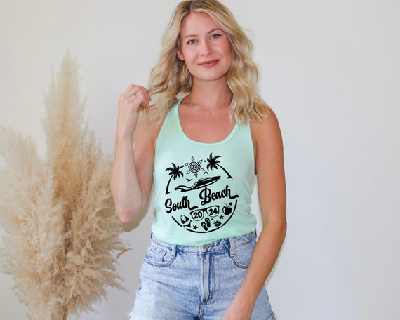 South Beach Tank Top: Coastal Florida Vacation Apparel