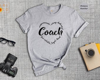 Coach Shirt, Coach Gift, Gift For Coach, Cheer Coach Shirt, Basketball Coach, Coach T-Shirt, Game Day Shirt