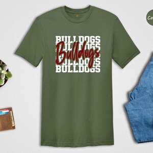Bulldogs Team Spirit Shirt: Mascot Fan Tee 画像 4