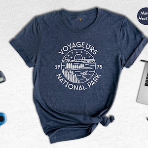 Voyageurs National Park Shirt, Retro 1975 Camping Tee, Hiking Vacation Gift Shirt