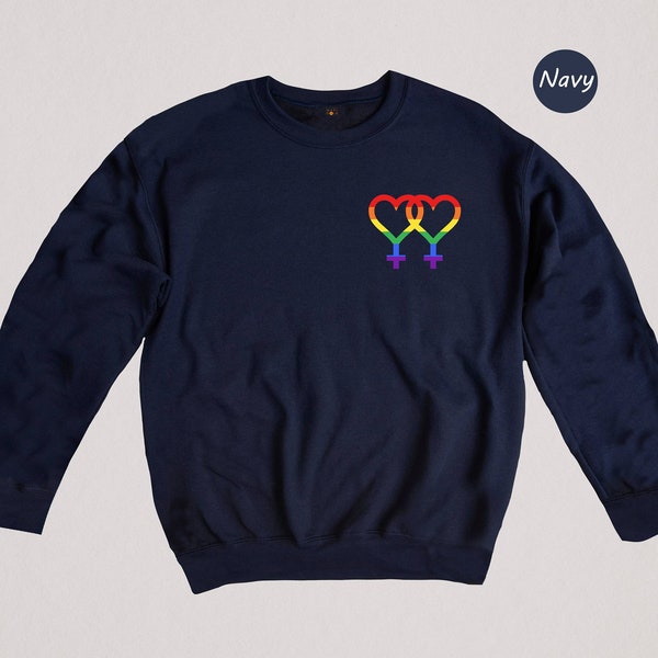 Lesbian Matching Sweatshirt, Matching Sweater , LGBT Couple Sweater, Lesbian Couple Matching Sweatshirt, Valentines Day Sweater, Couple Gift