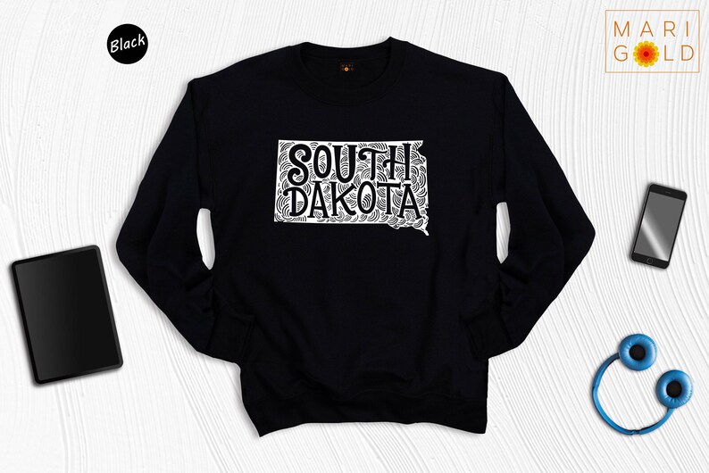 South Dakota Map Shirt: State Pride Travel Gift image 8