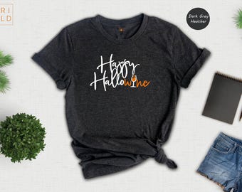 Funny Hallowine Halloween Shirt: Wine Drinking Gift