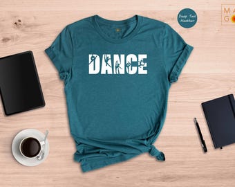 Camisetas de baile, camisetas de baile, camisetas de bailarina, camisetas  para mamás bailarinas, camisetas para profesoras de baile, camisetas de