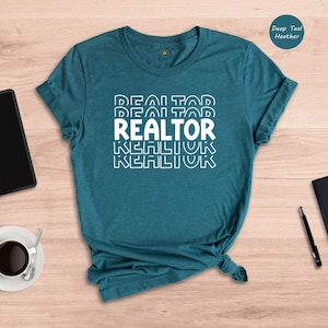 Realtor Shirt, Retro Stacked Realtor Tee, Funny Real Estate Agent Gift, Realtor Definition Shirt