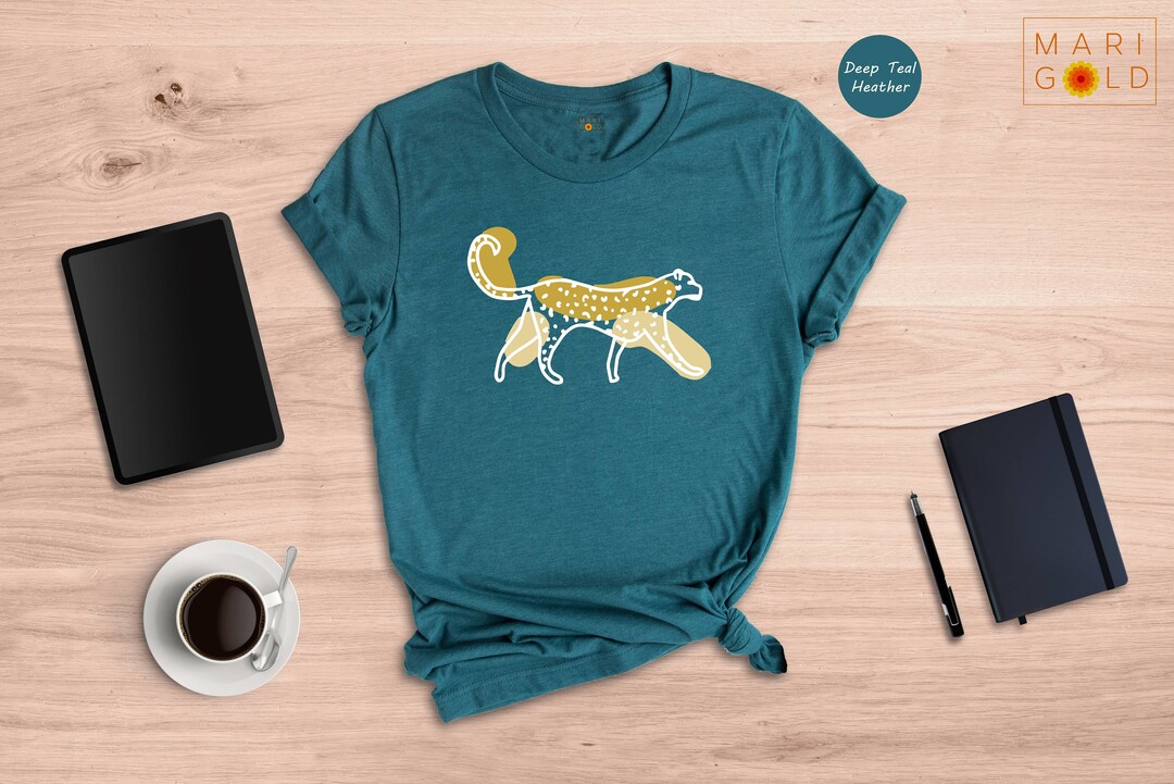 Aesthetic Cheetah Shirt, Cool Cheetah Design Shirt, Fast