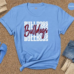 Bulldogs Team Spirit Shirt: Mascot Fan Tee 画像 5