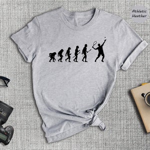 Tennis Evolution Shirt, Tennis Team Shirt, Tennis Lover Tee, Tennis Gift Tee, Tennis Sport Tee, Funny Evolution of Man Shirt,