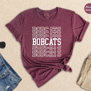 Team Mascot Shirt, Bobcats Mascot Shirt, Bobcats Team Spirit Shirt, Bobcats Fan Shirt, Bobcats School Shirt, Bobcats School Spirit