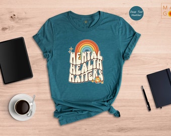 Mental Health Matters Shirt, Positive Shirt, Therapist Shirt, You Matter Shirt, Mental Health Gift, Be Happy Shirt, Kindness Shirt