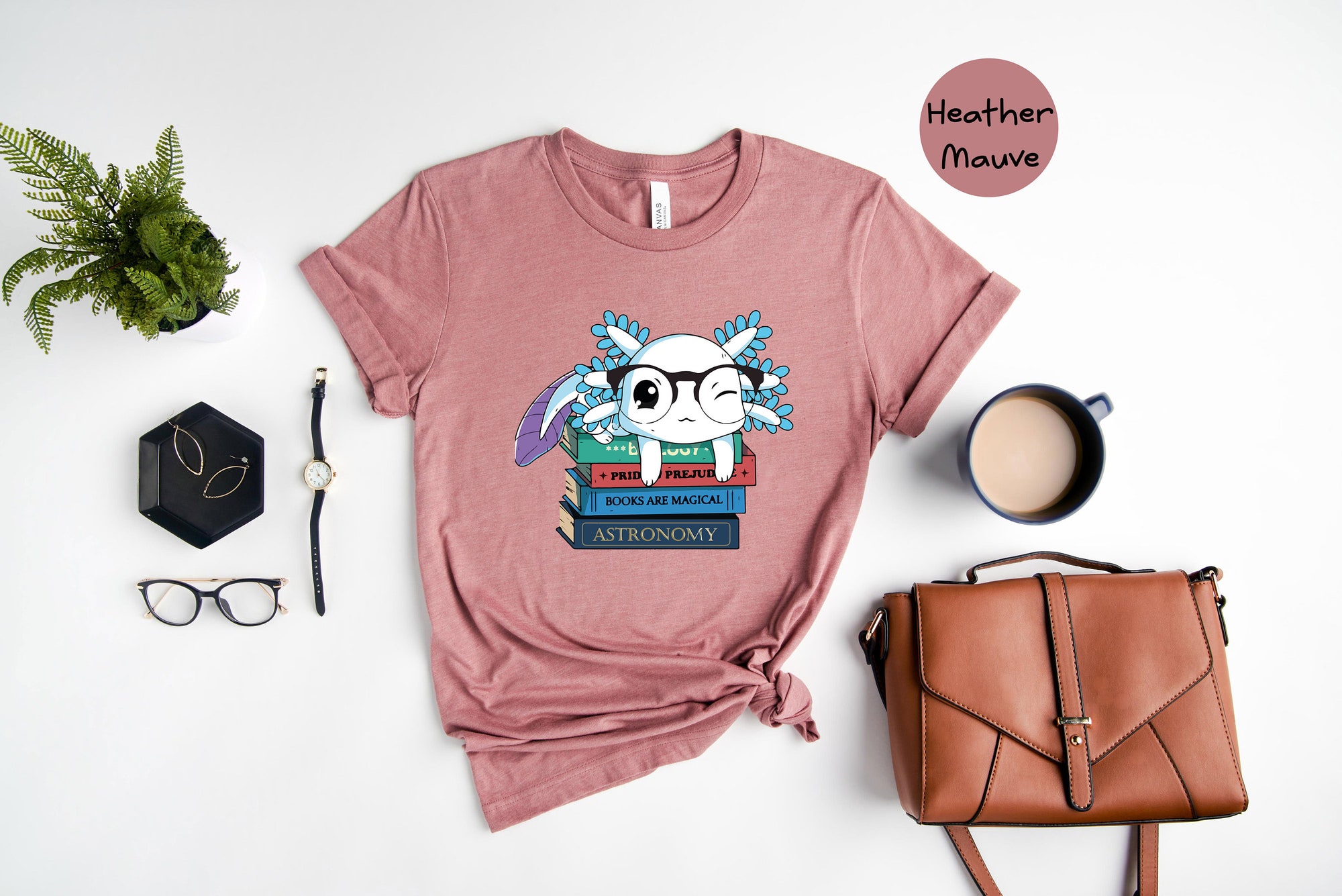 Discover Axolotl Shirt, Kawaii Axolotl Tee, Anime Axolotl, Anime Lover, Korean T-Shirt