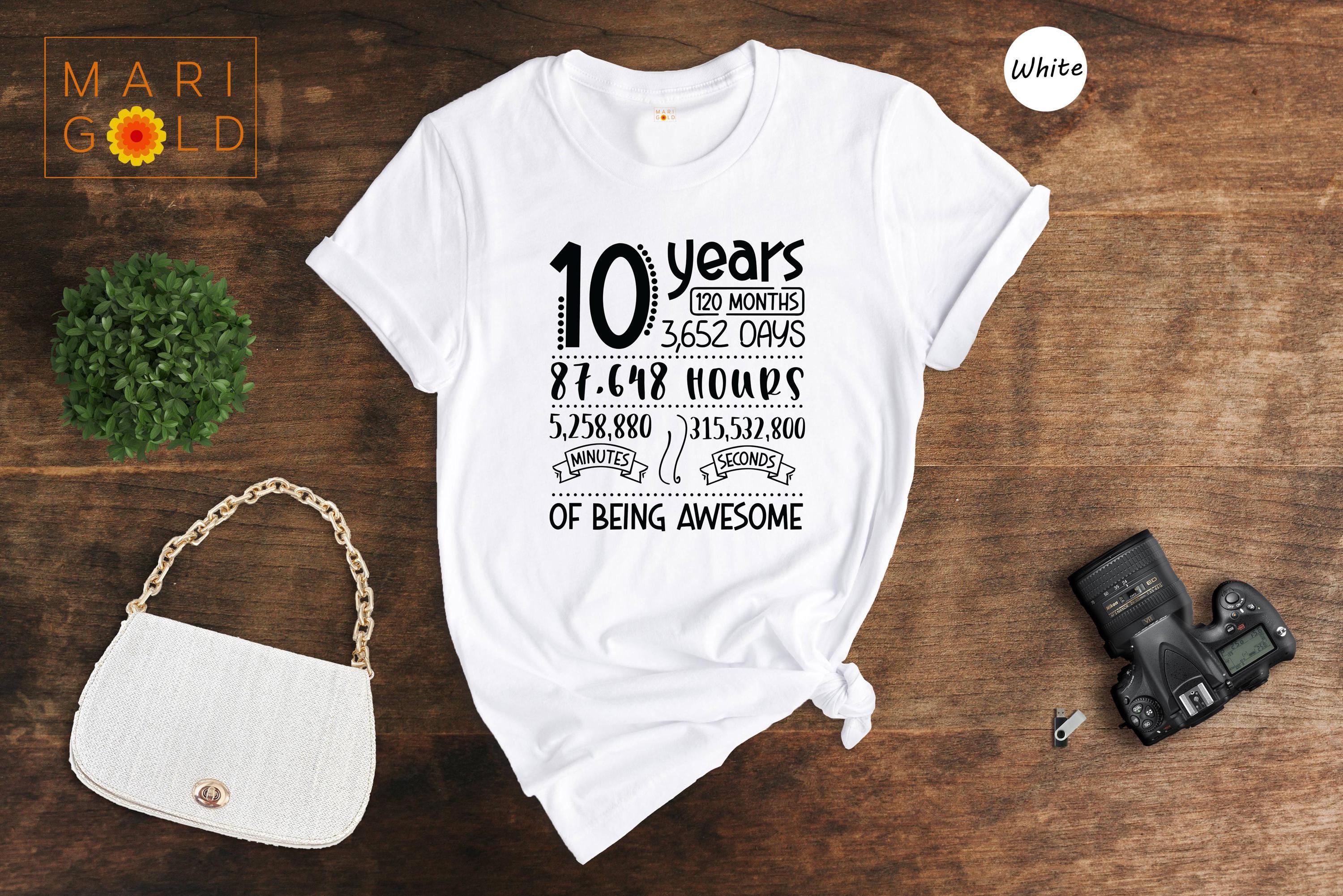 Ten Birthday Shirt, 10th Birthday Shirt, Tenth Birthday, Birthday Shirt, 10th Birthday, Tenth Birthday T-Shirt, Birthday Party Tee