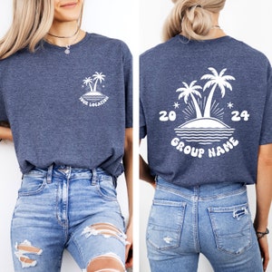 Custom Family Beach Shirt, Custom Family Holiday Shirt, Beach Party Matching Shirts, Personalized Beach Shirt