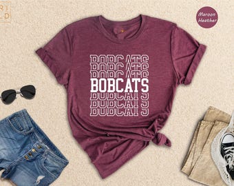 Bobcats Mascot Shirt: Team Spirit Fan Tee