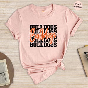 Bulldogs Team Spirit Shirt: Mascot Fan Tee 画像 6