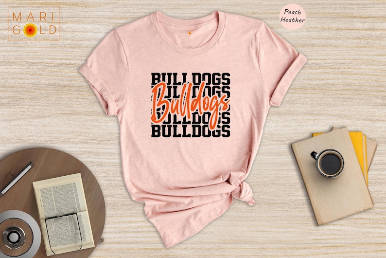 Bulldogs Team Spirit Shirt: Mascot Fan Tee 画像 6