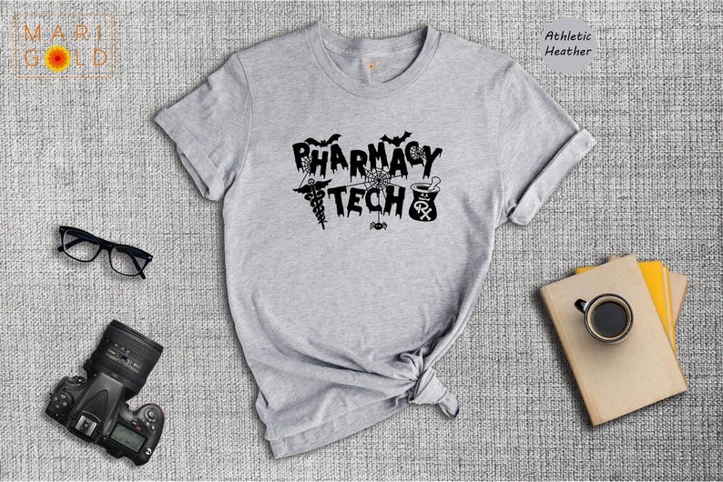Halloween Pharmacy Tech Shirt: Spooky Medical Worker Tee image 4