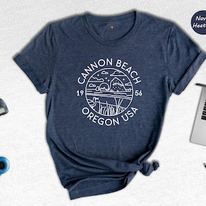 Cannon Beach Oregon T-Shirt: National Park Camping Shirt