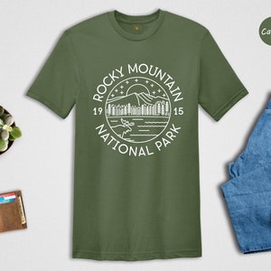 Rocky Mountain Shirt, Rocky Mountain National Park Shirt, Rocky Mountain Park Camping, Rocky Mountain Hiking Shirt, Rocky Mt Shirt