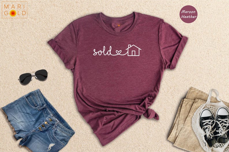 Sold Realtor T-Shirt: Funny Real Estate Agent Gift image 5